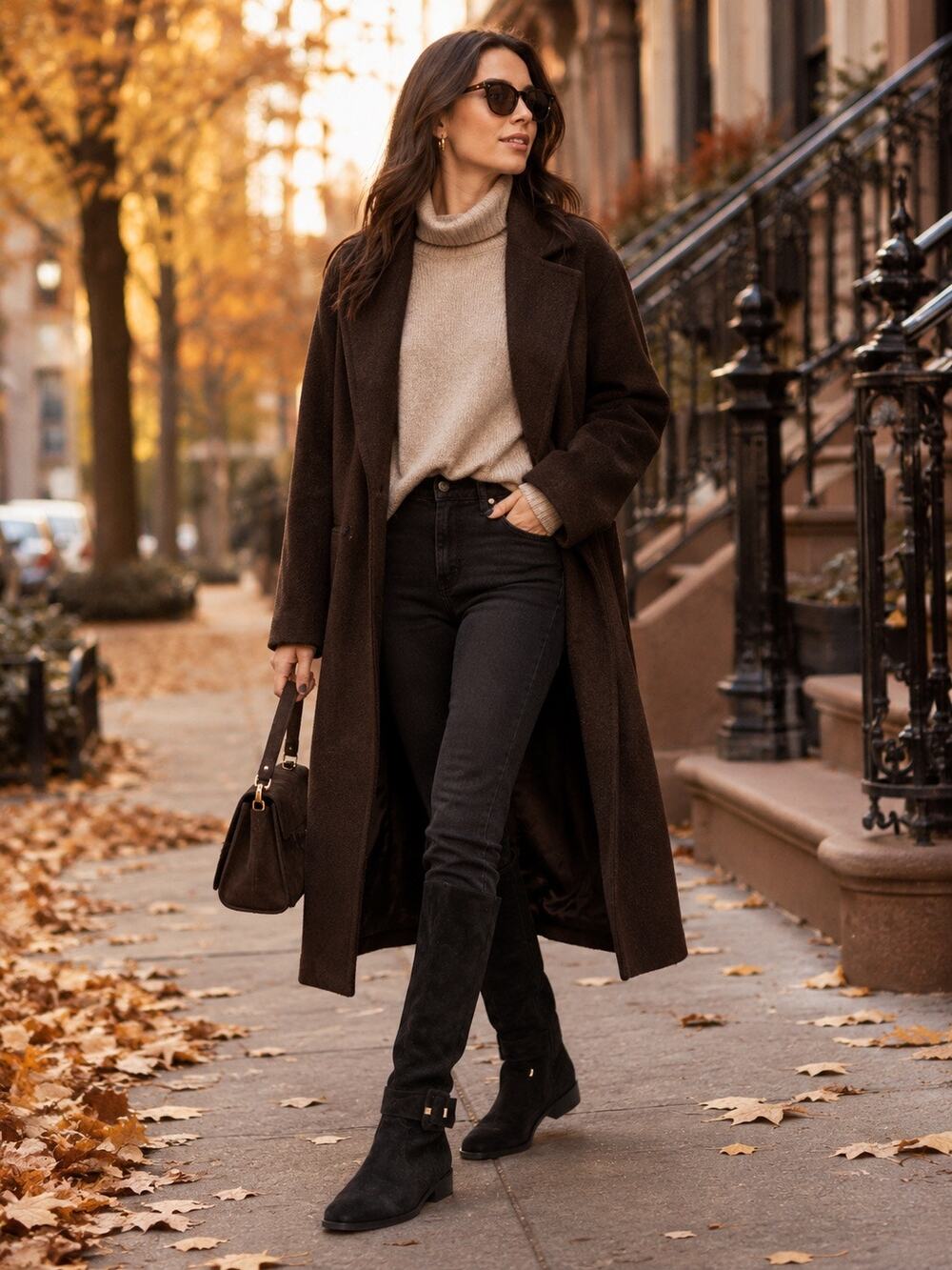 Sergio Rossi | Black Suede Buckle Boots
